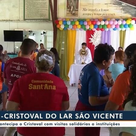 Cristoval do Amor promove fé e acolhimento no Lar São Vicente de Paulo