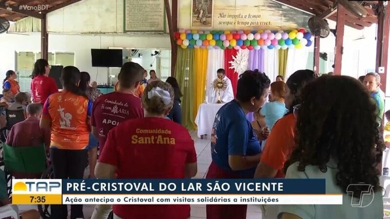 Cristoval do Amor promove fé e acolhimento no Lar São Vicente de Paulo