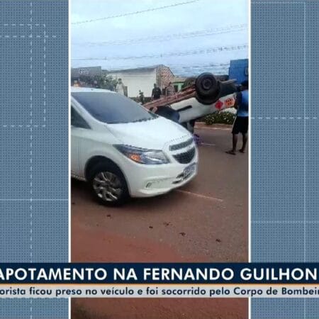 Acidente grave na Av. Fernando Guilhon em Santarém