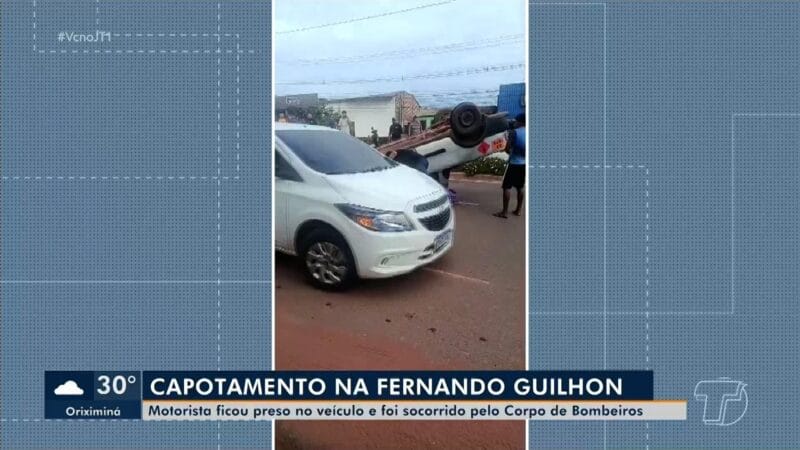 Acidente grave na Av. Fernando Guilhon em Santarém