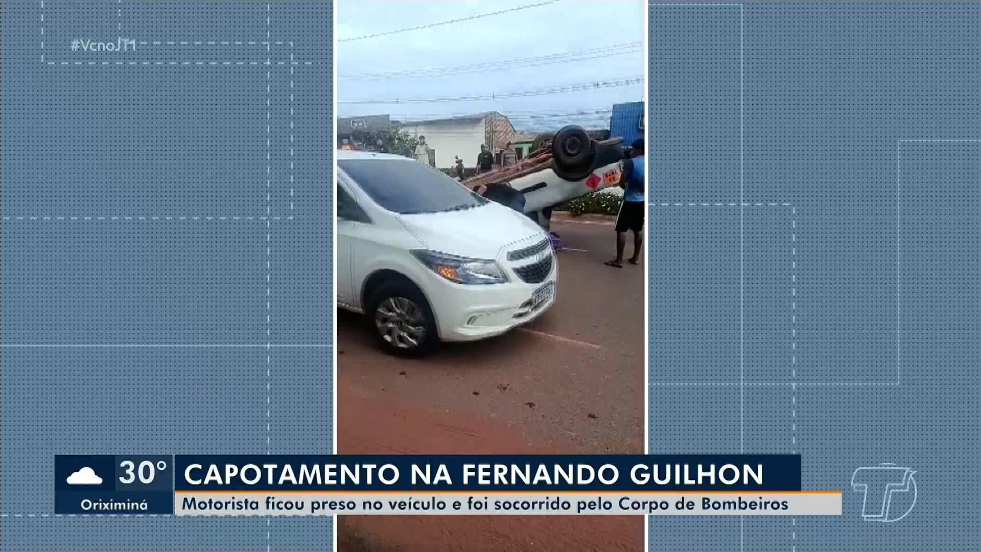 Acidente grave na Av. Fernando Guilhon em Santarém