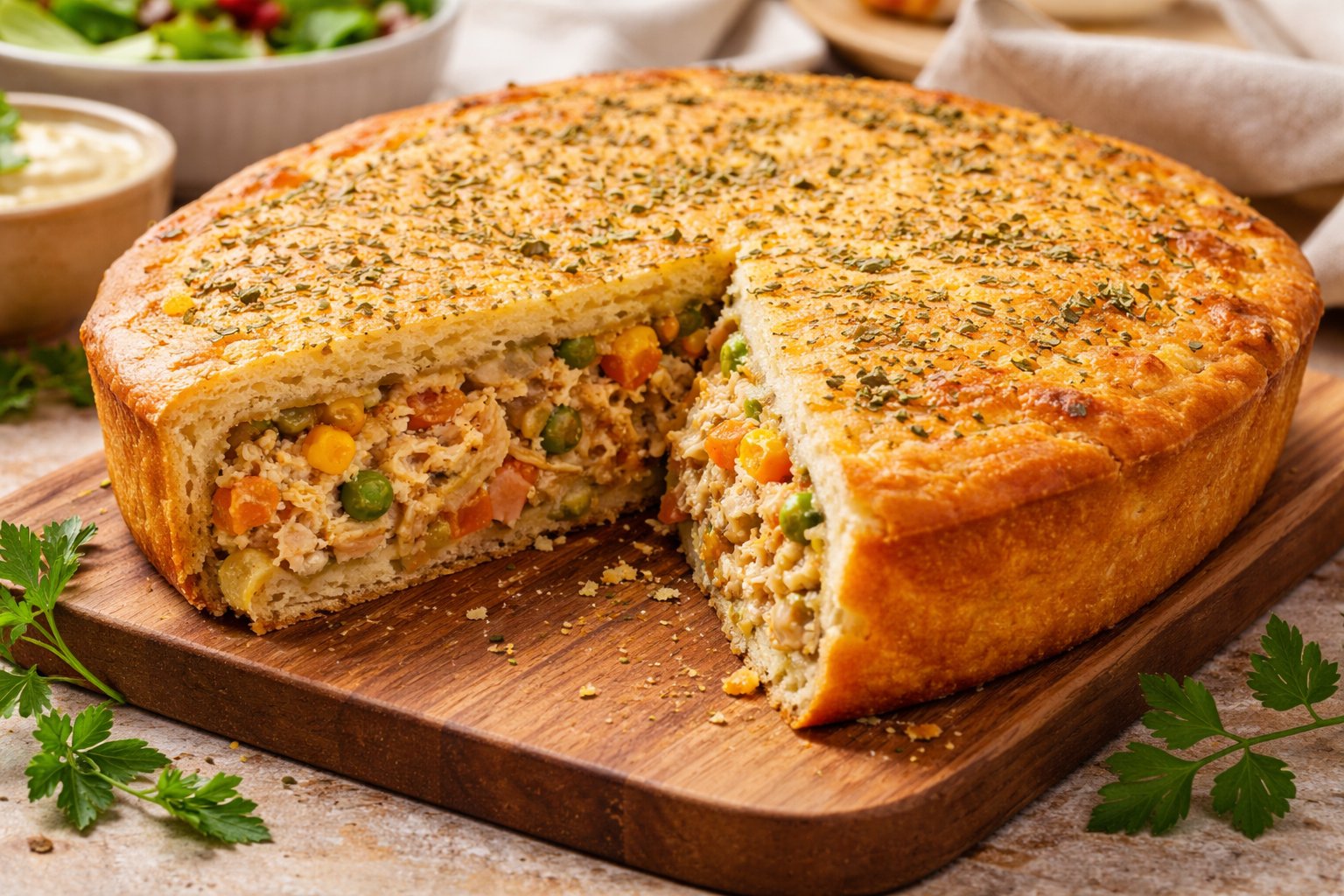 Torta de Frango Sem Glúten e Sem Lactose: Uma Receita Saudável e Prática